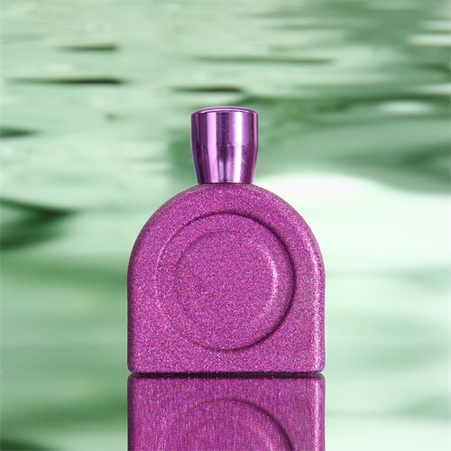 Purple Old Fashioned Perfume Bottle